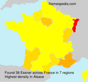 Surname Essner in France Surname Essner in France