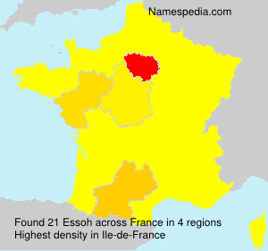 Surname Essoh in France Surname Essoh in France