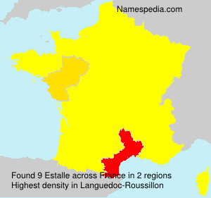 Surname Estalle in France Surname Estalle in France