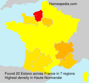 Surname Estano in France Surname Estano in France