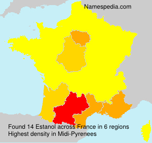 Surname Estanol in France Surname Estanol in France