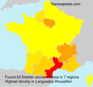 Surname Esteller in France