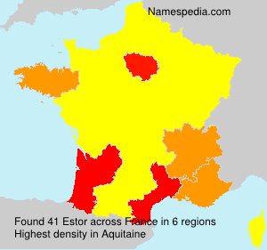 Surname Estor in France Surname Estor in France