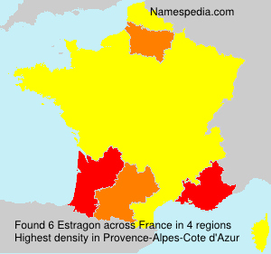 Surname Estragon in France Surname Estragon in France