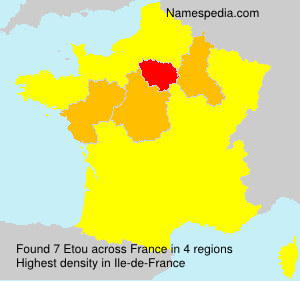 Surname Etou in France Surname Etou in France