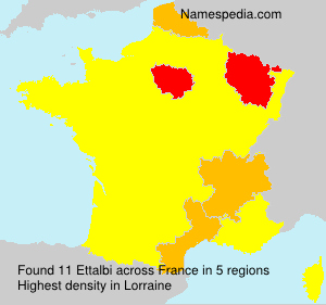 Surname Ettalbi in France Surname Ettalbi in France