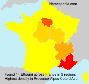 Surname Ettoumi in France Surname Ettoumi in France