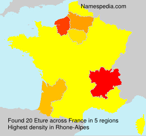Surname Eture in France Surname Eture in France