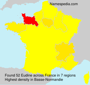 Surname Eudine in France Surname Eudine in France
