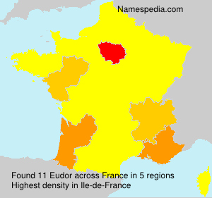 Surname Eudor in France Surname Eudor in France
