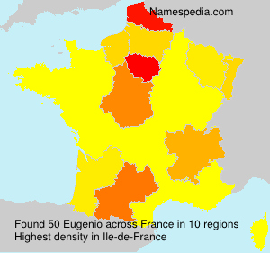 Surname Eugenio in France Surname Eugenio in France