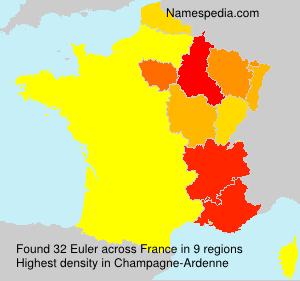 Surname Euler in France Surname Euler in France