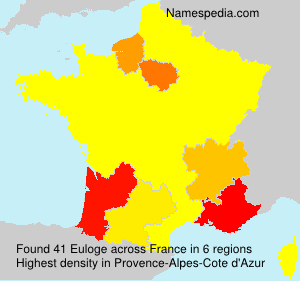 Surname Euloge in France Surname Euloge in France