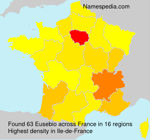 Surname Eusebio in France Surname Eusebio in France