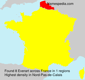 Surname Everart in France