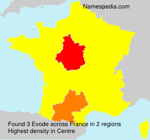 Surname Evode in France Surname Evode in France