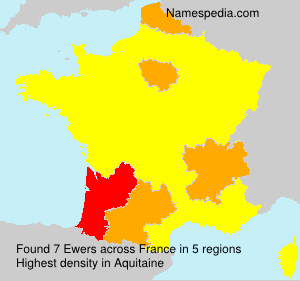 Surname Ewers in France Surname Ewers in France