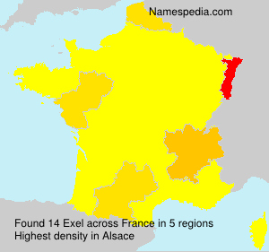 Surname Exel in France