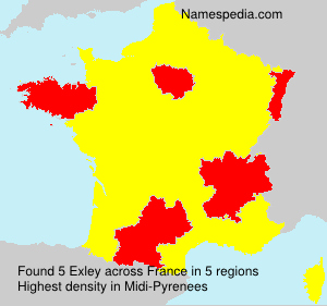 Surname Exley in France Surname Exley in France