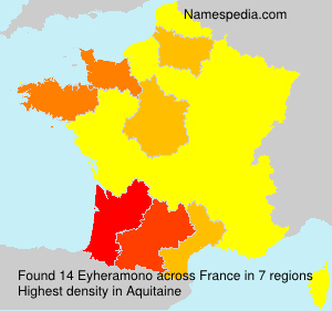 Surname Eyheramono in France Surname Eyheramono in France