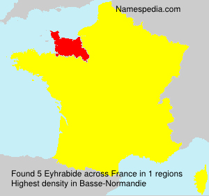 Surname Eyhrabide in France