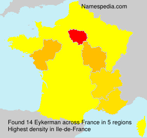 Surname Eykerman in France Surname Eykerman in France