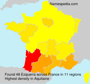 Surname Ezquerra in France Surname Ezquerra in France