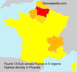 Surname Ezzi in France Surname Ezzi in France