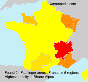 Surname Fachinger in France Surname Fachinger in France