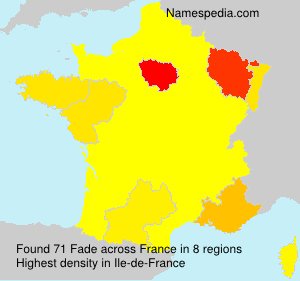 Surname Fade in France Surname Fade in France