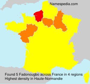 Surname Fadonougbo in France Surname Fadonougbo in France