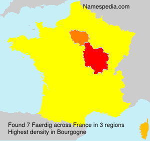 Surname Faerdig in France Surname Faerdig in France