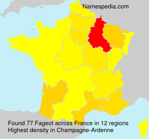 Surname Fageot in France Surname Fageot in France