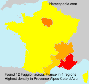 Surname Faggioli in France Surname Faggioli in France