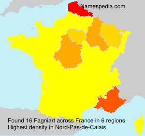 Surname Fagniart in France Surname Fagniart in France