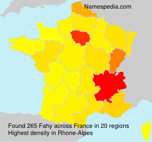 Surname Fahy in France Surname Fahy in France