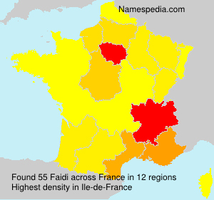 Surname Faidi in France Surname Faidi in France