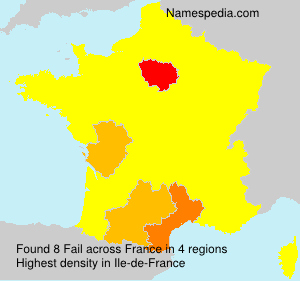 Surname Fail in France Surname Fail in France