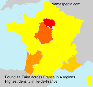 Surname Fairn in France Surname Fairn in France