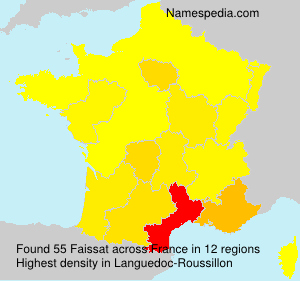 Surname Faissat in France Surname Faissat in France