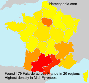 Surname Fajardo in France Surname Fajardo in France