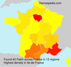 Surname Fakih in France Surname Fakih in France
