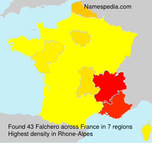 Surname Falchero in France Surname Falchero in France