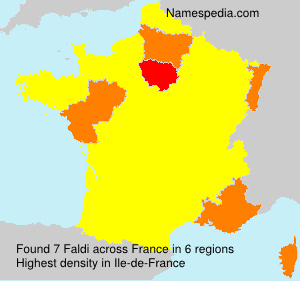 Surname Faldi in France Surname Faldi in France