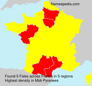 Surname Fales in France Surname Fales in France