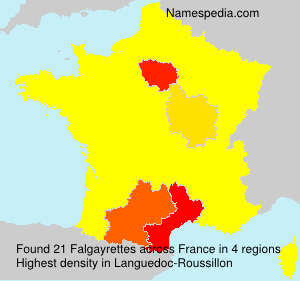 Surname Falgayrettes in France Surname Falgayrettes in France