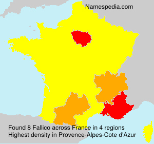 Surname Fallico in France Surname Fallico in France
