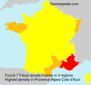Surname Falusi in France Surname Falusi in France