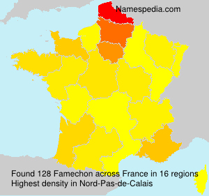 Surname Famechon in France Surname Famechon in France