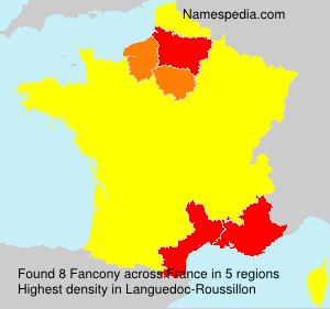 Surname Fancony in France Surname Fancony in France